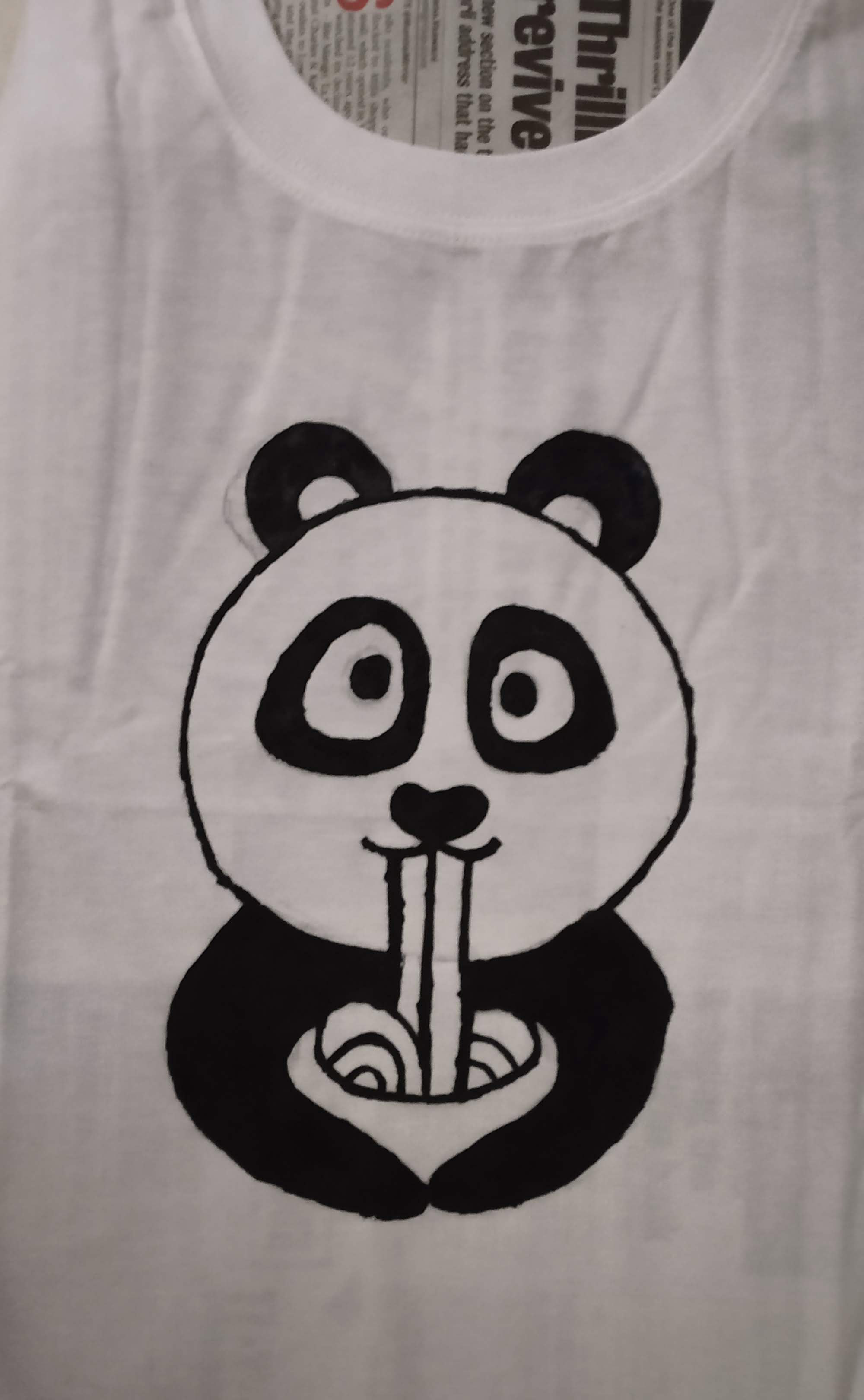 Food panda T-Shirt Painting