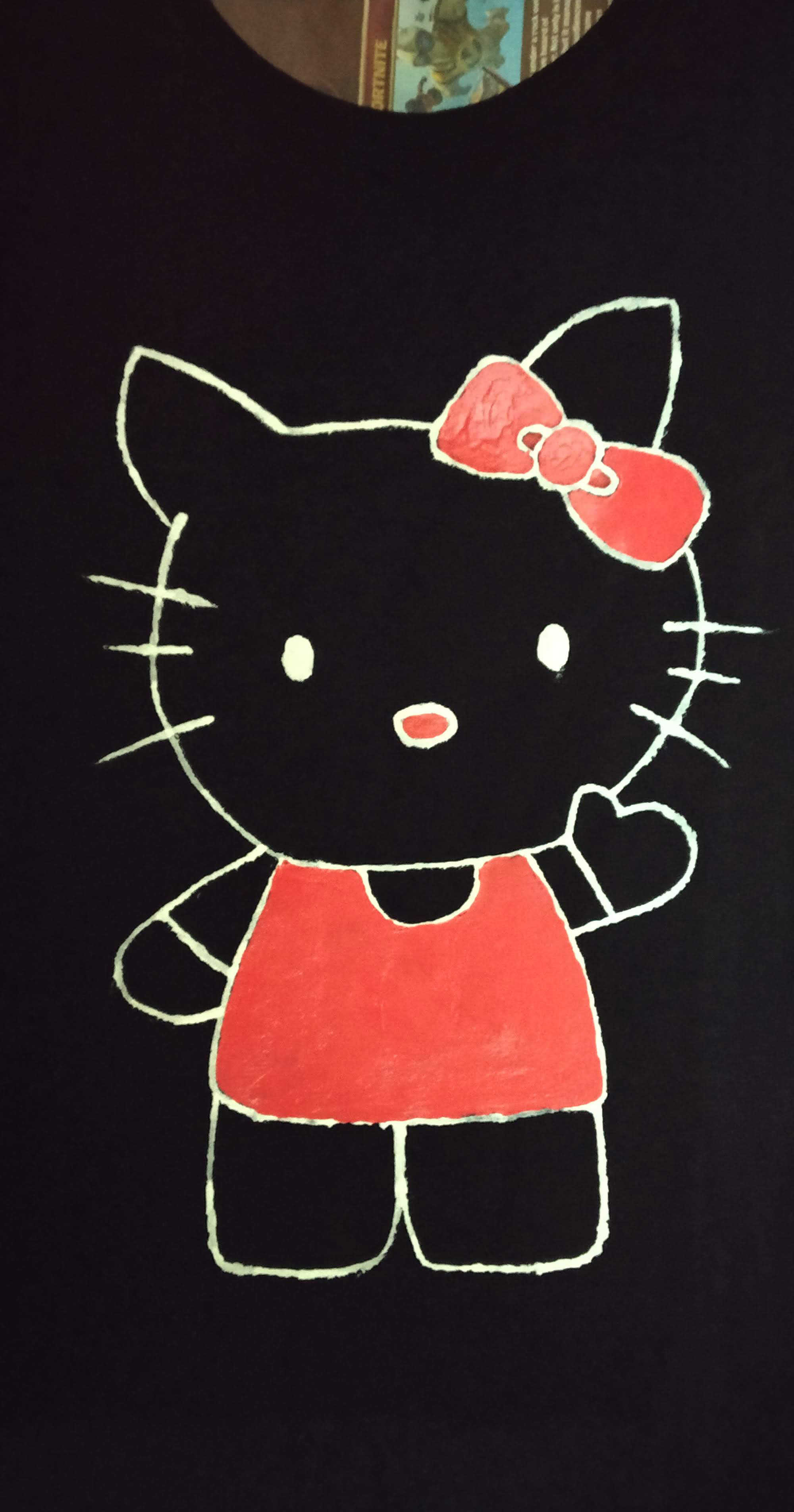 Kitty T-Shirt Painting